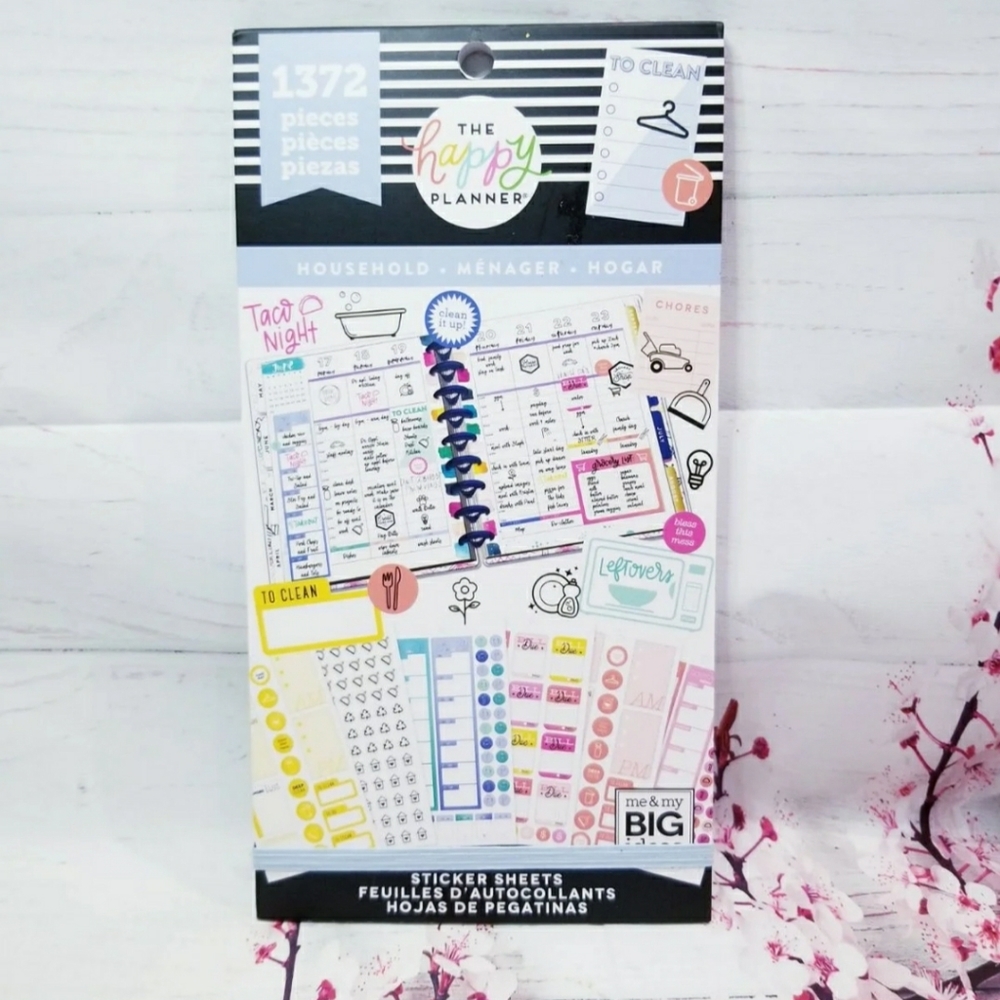 Household Sticker Book The Happy Planner N…